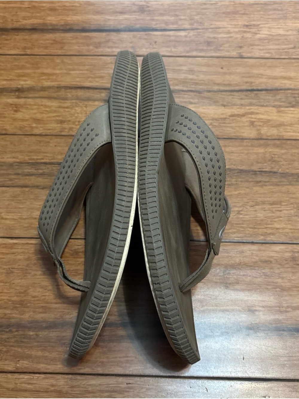 Olukai Ulele Men’s Water Ready Beach Flip Flops Sandals Mustang Mineral Size 12 - Picture 7 of 9